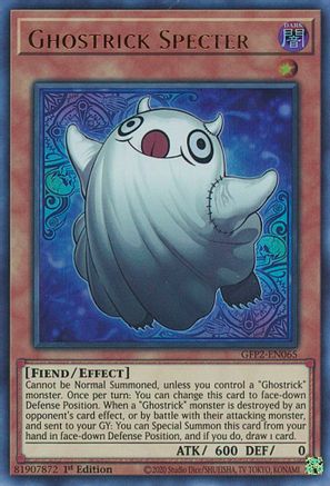 Ghostrick Specter (GFP2-EN065) - Ghosts From the Past: The 2nd Haunting 1st Edition Ghosts From the Past: The 2nd Haunting Yugioh Single  Squirtle Squad Card Shop.