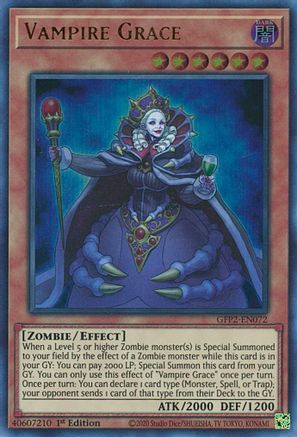 Vampire Grace (GFP2-EN072) - Ghosts From the Past: The 2nd Haunting 1st Edition Ghosts From the Past: The 2nd Haunting Yugioh Single  Squirtle Squad Card Shop.