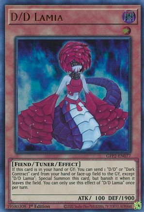 D/D Lamia (GFP2-EN077) - Ghosts From the Past: The 2nd Haunting 1st Edition Ghosts From the Past: The 2nd Haunting Yugioh Single  Squirtle Squad Card Shop.