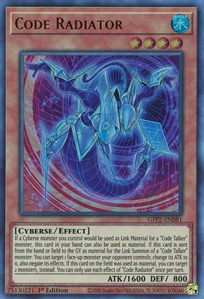 Code Radiator (GFP2-EN081) - Ghosts From the Past: The 2nd Haunting 1st Edition Ghosts From the Past: The 2nd Haunting Yugioh Single  Squirtle Squad Card Shop.