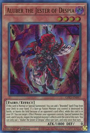 Aluber the Jester of Despia (GFP2-EN097) - Ghosts From the Past: The 2nd Haunting 1st Edition Ghosts From the Past: The 2nd Haunting Yugioh Single  Squirtle Squad Card Shop.