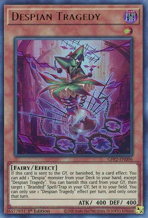 Despian Tragedy (GFP2-EN096) - Ghosts From the Past: The 2nd Haunting 1st Edition Ghosts From the Past: The 2nd Haunting Yugioh Single  Squirtle Squad Card Shop.