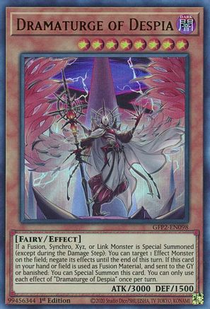 Dramaturge of Despia (GFP2-EN098) - Ghosts From the Past: The 2nd Haunting 1st Edition Ghosts From the Past: The 2nd Haunting Yugioh Single  Squirtle Squad Card Shop.