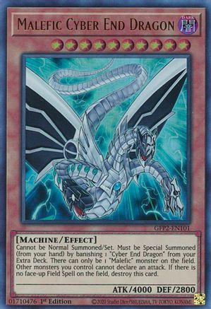 Malefic Cyber End Dragon (GFP2-EN101) - Ghosts From the Past: The 2nd Haunting 1st Edition Ghosts From the Past: The 2nd Haunting Yugioh Single  Squirtle Squad Card Shop.