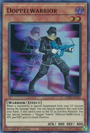 Doppelwarrior (GFP2-EN102) - Ghosts From the Past: The 2nd Haunting 1st Edition Ghosts From the Past: The 2nd Haunting Yugioh Single  Squirtle Squad Card Shop.