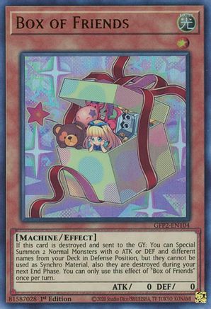 Box of Friends (GFP2-EN104) - Ghosts From the Past: The 2nd Haunting 1st Edition Ghosts From the Past: The 2nd Haunting Yugioh Single  Squirtle Squad Card Shop.
