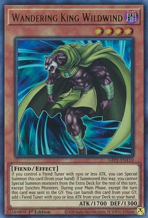 Wandering King Wildwind (GFP2-EN110) - Ghosts From the Past: The 2nd Haunting 1st Edition Ghosts From the Past: The 2nd Haunting Yugioh Single  Squirtle Squad Card Shop.