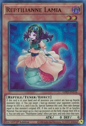 Reptilianne Lamia (GFP2-EN116) - Ghosts From the Past: The 2nd Haunting 1st Edition Ghosts From the Past: The 2nd Haunting Yugioh Single  Squirtle Squad Card Shop.