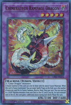 Chimeratech Rampage Dragon (GFP2-EN124) - Ghosts From the Past: The 2nd Haunting 1st Edition Ghosts From the Past: The 2nd Haunting Yugioh Single  Squirtle Squad Card Shop.