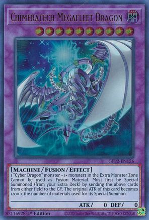 Chimeratech Megafleet Dragon (GFP2-EN126) - Ghosts From the Past: The 2nd Haunting 1st Edition Ghosts From the Past: The 2nd Haunting Yugioh Single  Squirtle Squad Card Shop.