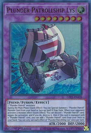 Plunder Patrollship Lys (GFP2-EN128) - Ghosts From the Past: The 2nd Haunting 1st Edition Ghosts From the Past: The 2nd Haunting Yugioh Single  Squirtle Squad Card Shop.