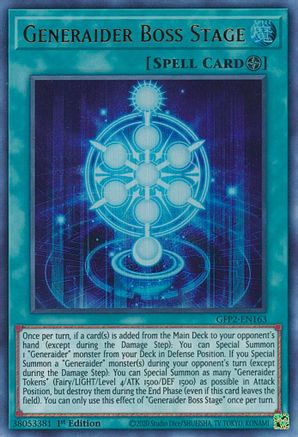Generaider Boss Stage (GFP2-EN163) - Ghosts From the Past: The 2nd Haunting 1st Edition Ghosts From the Past: The 2nd Haunting Yugioh Single  Squirtle Squad Card Shop.