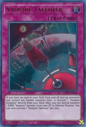 Vampire Takeover (GFP2-EN168) - Ghosts From the Past: The 2nd Haunting 1st Edition Ghosts From the Past: The 2nd Haunting Yugioh Single  Squirtle Squad Card Shop.