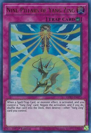Nine Pillars of Yang Zing (GFP2-EN171) - Ghosts From the Past: The 2nd Haunting 1st Edition Ghosts From the Past: The 2nd Haunting Yugioh Single  Squirtle Squad Card Shop.