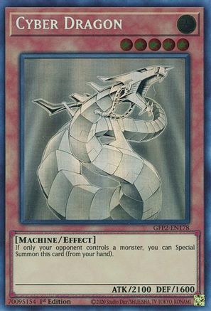 Cyber Dragon (Ghost Rare) (GFP2-EN178) - Ghosts From the Past: The 2nd Haunting 1st Edition Ghosts From the Past: The 2nd Haunting Yugioh Single  Squirtle Squad Card Shop.