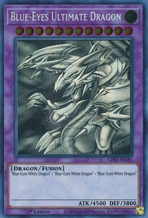Blue-Eyes Ultimate Dragon (Ghost Rare) (GFP2-EN181) - Ghosts From the Past: The 2nd Haunting 1st Edition Ghosts From the Past: The 2nd Haunting Yugioh Single  Squirtle Squad Card Shop.