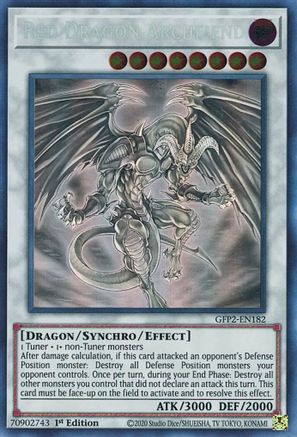 Red Dragon Archfiend (Ghost Rare) (GFP2-EN182) - Ghosts From the Past: The 2nd Haunting 1st Edition Ghosts From the Past: The 2nd Haunting Yugioh Single  Squirtle Squad Card Shop.