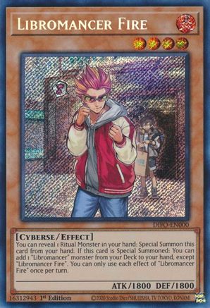 Libromancer Fire (DIFO-EN000) - Dimension Force 1st Edition Dimension Force Yugioh Single  Squirtle Squad Card Shop.
