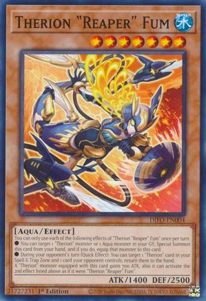 Therion "Reaper" Fum (DIFO-EN004) - Dimension Force 1st Edition Dimension Force Yugioh Single  Squirtle Squad Card Shop.