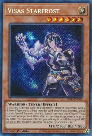 Visas Starfrost (DIFO-EN008) - Dimension Force 1st Edition Dimension Force Yugioh Single  Squirtle Squad Card Shop.