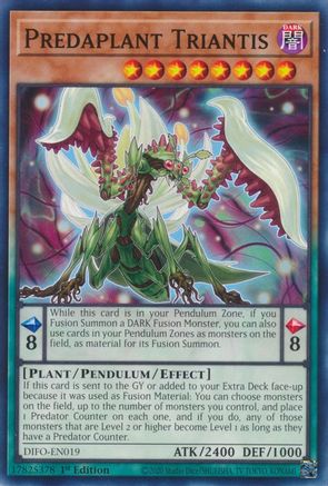 Predaplant Triantis (DIFO-EN019) - Dimension Force 1st Edition Dimension Force Yugioh Single  Squirtle Squad Card Shop.