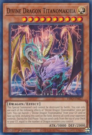 Divine Dragon Titanomakhia (DIFO-EN027) - Dimension Force 1st Edition Dimension Force Yugioh Single  Squirtle Squad Card Shop.