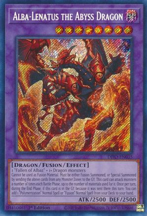 Alba-Lenatus the Abyss Dragon (DIFO-EN035) - Dimension Force 1st Edition Dimension Force Yugioh Single  Squirtle Squad Card Shop.