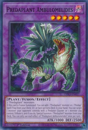 Predaplant Ambulomelides (DIFO-EN037) - Dimension Force 1st Edition Dimension Force Yugioh Single  Squirtle Squad Card Shop.