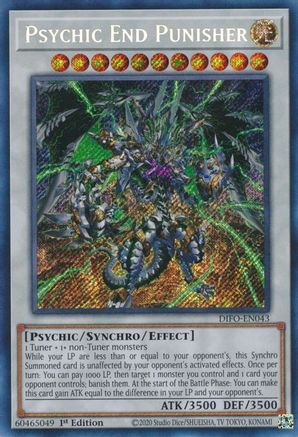 Psychic End Punisher (DIFO-EN043) - Dimension Force 1st Edition Dimension Force Yugioh Single  Squirtle Squad Card Shop.