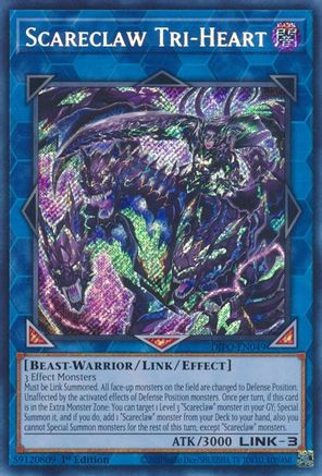 Scareclaw Tri-Heart (DIFO-EN049) - Dimension Force 1st Edition Dimension Force Yugioh Single  Squirtle Squad Card Shop.