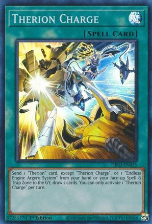 Therion Charge (DIFO-EN055) - Dimension Force 1st Edition Dimension Force Yugioh Single  Squirtle Squad Card Shop.