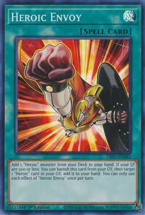 Heroic Envoy (DIFO-EN061) - Dimension Force 1st Edition Dimension Force Yugioh Single  Squirtle Squad Card Shop.