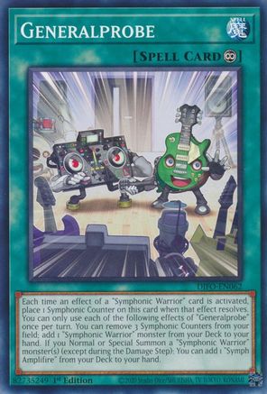 Generalprobe (DIFO-EN062) - Dimension Force 1st Edition Dimension Force Yugioh Single  Squirtle Squad Card Shop.