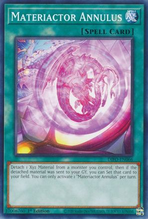 Materiactor Annulus (DIFO-EN066) - Dimension Force 1st Edition Dimension Force Yugioh Single  Squirtle Squad Card Shop.