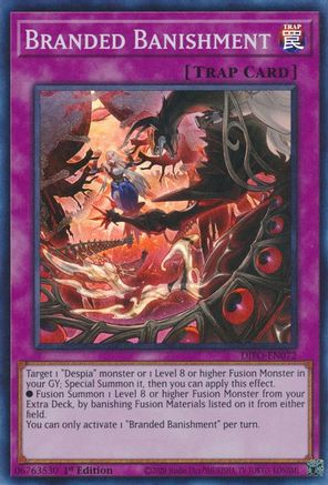 Branded Banishment (DIFO-EN072) - Dimension Force 1st Edition Dimension Force Yugioh Single  Squirtle Squad Card Shop.
