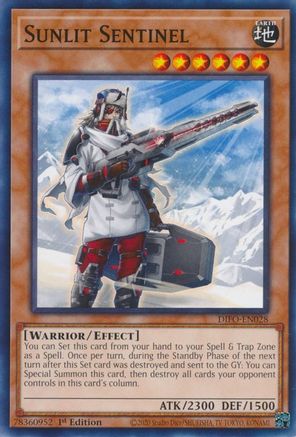 Sunlit Sentinel (DIFO-EN028) - Dimension Force 1st Edition Dimension Force Yugioh Single  Squirtle Squad Card Shop.
