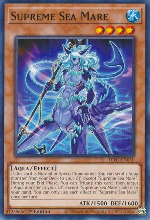 Supreme Sea Mare (DIFO-EN030) - Dimension Force 1st Edition Dimension Force Yugioh Single  Squirtle Squad Card Shop.