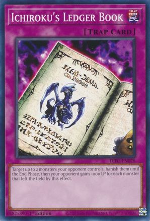 Ichiroku's Ledger Book (DIFO-EN078) - Dimension Force 1st Edition Dimension Force Yugioh Single  Squirtle Squad Card Shop.