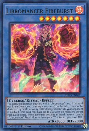 Libromancer Fireburst (DIFO-EN087) - Dimension Force 1st Edition Dimension Force Yugioh Single  Squirtle Squad Card Shop.