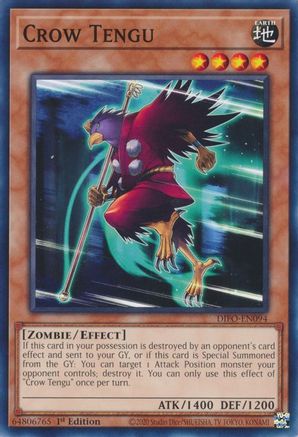 Crow Tengu (DIFO-EN094) - Dimension Force 1st Edition Dimension Force Yugioh Single  Squirtle Squad Card Shop.
