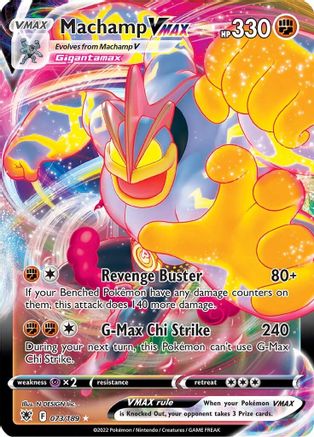 Machamp VMAX 073  - Holofoil SWSH10 Astral Radiance - Ultra Rare SWSH10: Astral Radiance Pokemon Single  Squirtle Squad Card Shop.
