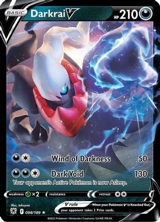 Darkrai V 098/189 – Astral Radiance – Holofoil Ultra Rare