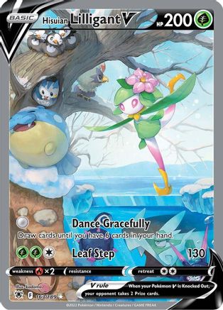 Hisuian Lilligant V (Alternate Full Art) 163  - Holofoil SWSH10 Astral Radiance - Ultra Rare SWSH10: Astral Radiance Pokemon Single  Squirtle Squad Card Shop.