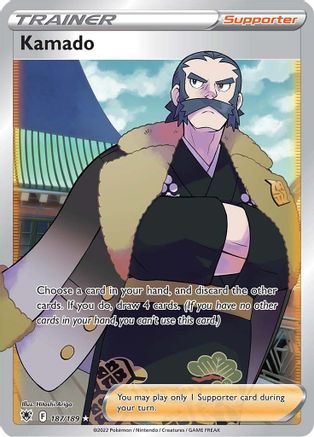 Kamado (Full Art) 187  - Holofoil SWSH10 Astral Radiance - Ultra Rare SWSH10: Astral Radiance Pokemon Single  Squirtle Squad Card Shop.