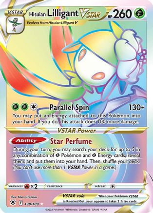 Hisuian Lilligant VSTAR (Secret) 190  - Holofoil SWSH10 Astral Radiance - Secret Rare SWSH10: Astral Radiance Pokemon Single  Squirtle Squad Card Shop.