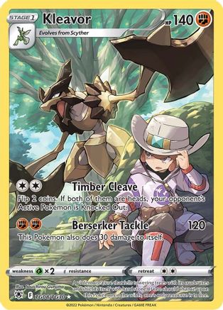 Kleavor TG08  - Holofoil SWSH10 Astral Radiance Trainer Gallery - Ultra Rare SWSH10: Astral Radiance Trainer Gallery Pokemon Single  Squirtle Squad Card Shop.