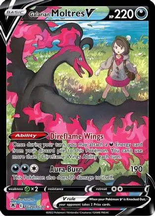 Galarian Moltres V TG20  - Holofoil SWSH10 Astral Radiance Trainer Gallery - Ultra Rare SWSH10: Astral Radiance Trainer Gallery Pokemon Single  Squirtle Squad Card Shop.