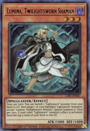 Lumina, Twilightsworn Shaman (LART-EN047) - The Lost Art Promotion Limited The Lost Art Promotion Yugioh Single  Squirtle Squad Card Shop.