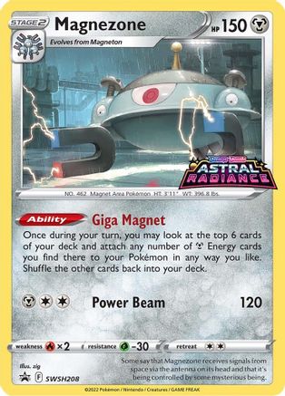 Magnezone SWSH208  - Holofoil SWSH Sword & Shield Promo Cards - Promo SWSH: Sword & Shield Promo Cards Pokemon Single  Squirtle Squad Card Shop.