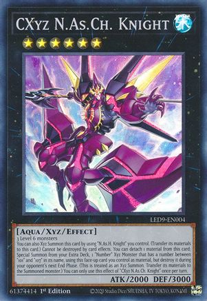 CXyz N.As.Ch. Knight (LED9-EN004) - Legendary Duelists: Duels From the Deep 1st Edition Legendary Duelists: Duels From the Deep Yugioh Single  Squirtle Squad Card Shop.